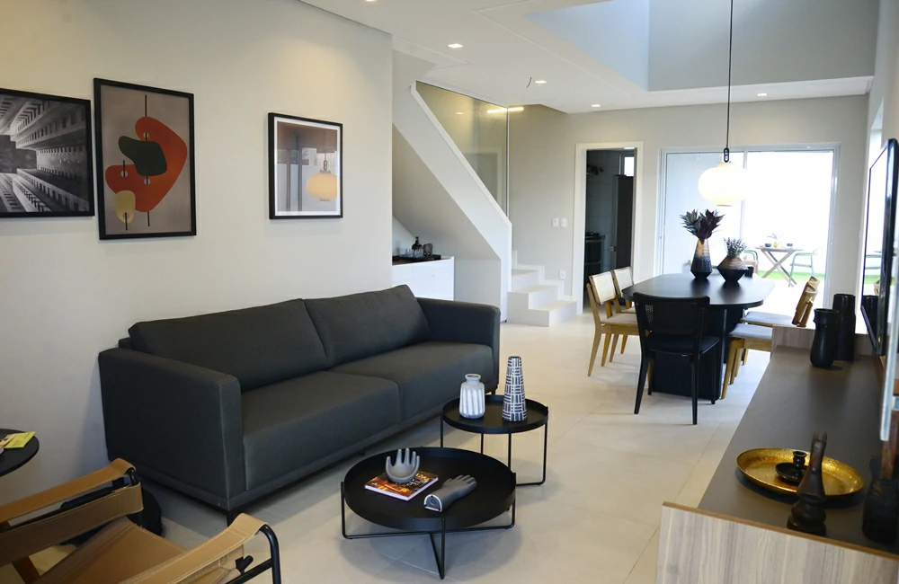 Casa Modelo Vale do Arvoredo: sala de estar