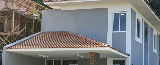 Fachada casa duplex Vale do Arvoredo Teresina 4 suítes 152m²