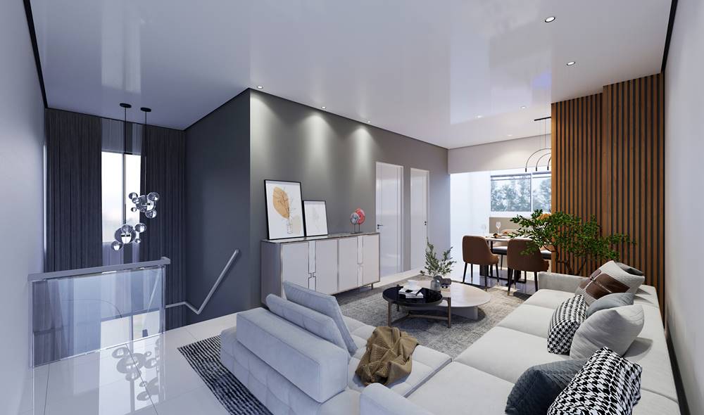 Sala da Cobertura Duplex do Carnaúba Palace Teresina-PI