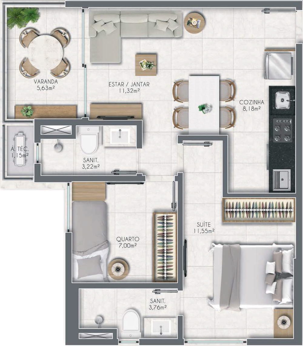 Planta 51 m Biosphere Essence Salvador BA