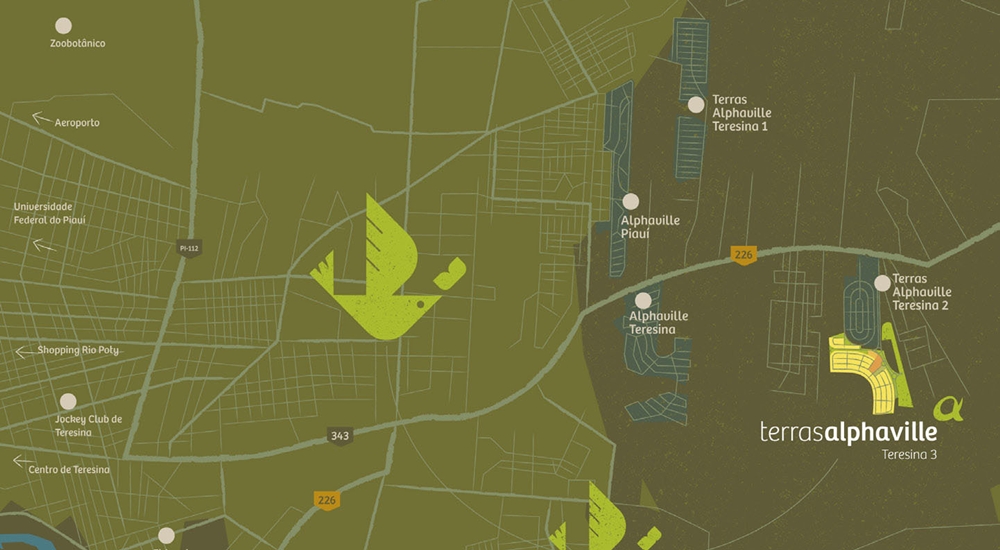 Localização do Terras Alphaville 3