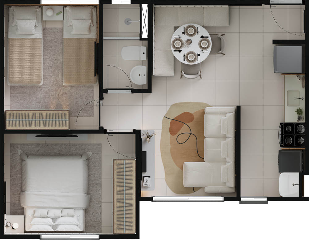 PLANTA TIPO VILLAGE NATUREZA CANOPUS