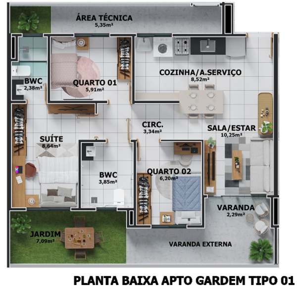 Plantas Vitória Club Teresina