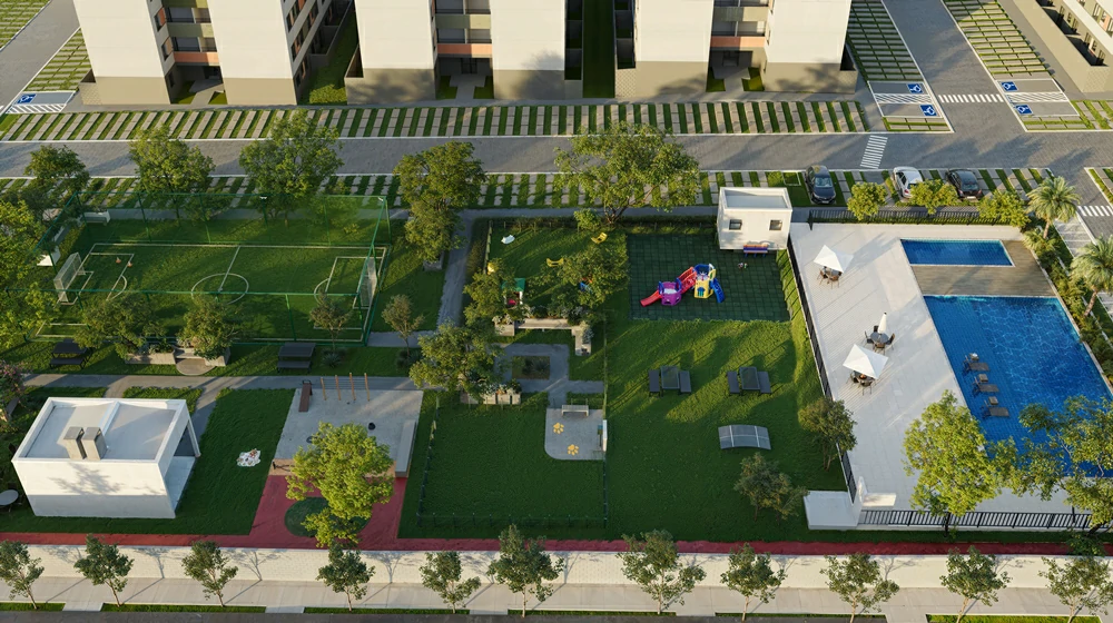 TERRAZZO PARNAÍBA: LAZER AEREA