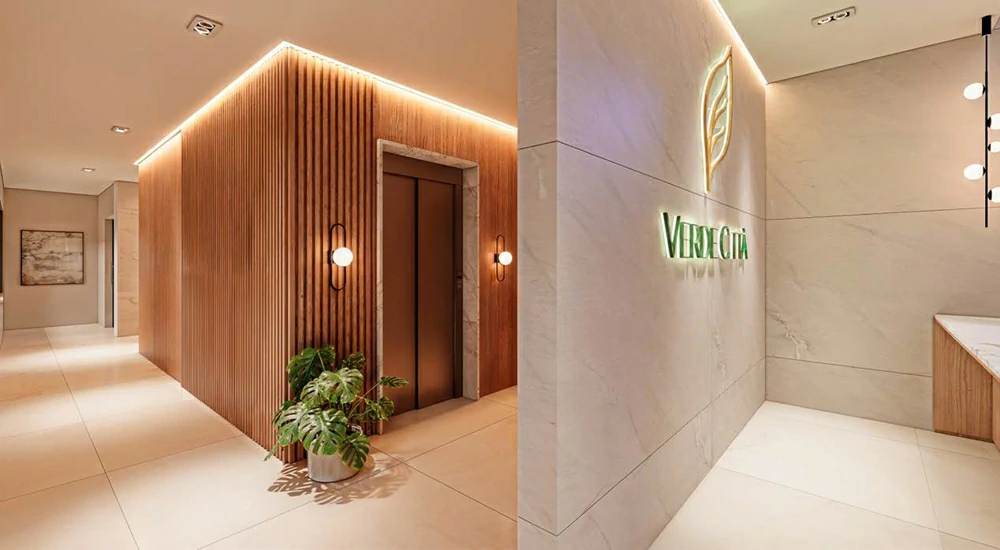 Hall de elevadores do Verde Città São Paulo (SP)