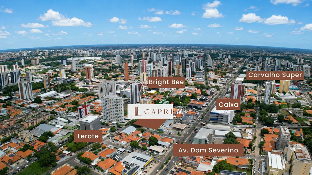 Localização do Condomínio Capri Teresina