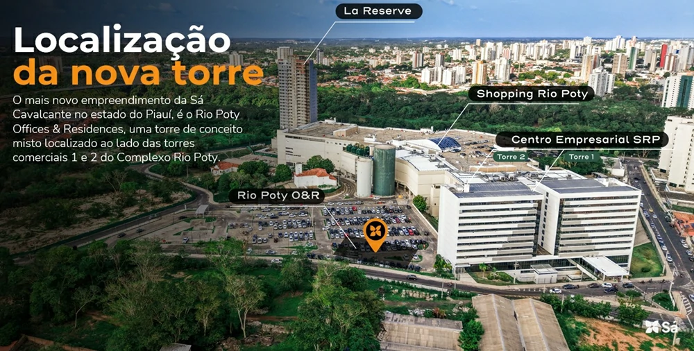 Localização Rio Poty Offices & Residence Teresina PI