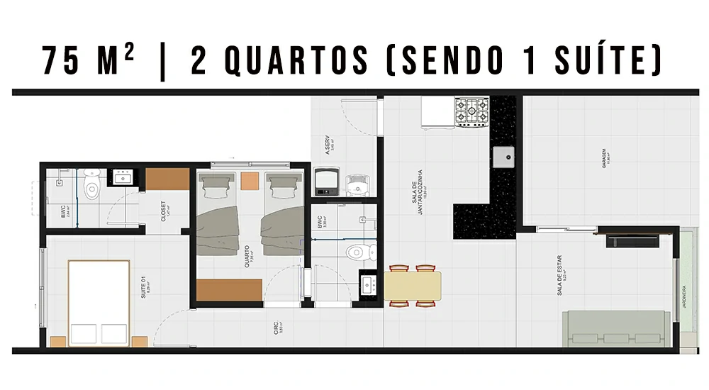 planta casa sublime timon 2 quartos