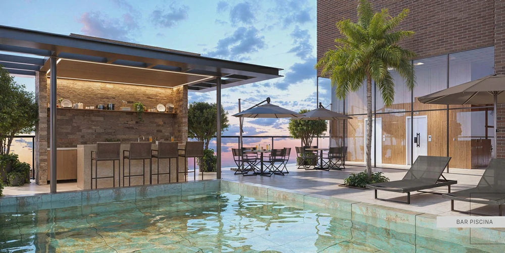 Rio Poty Offices e Residences: Bar da Piscina