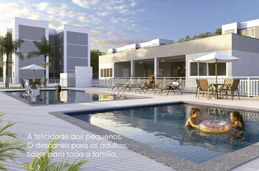 Área de Lazer Village Por do Sol Teresina Piscina