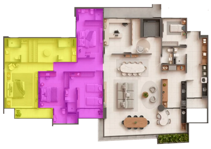 Castel Lindolfo 4 suítes plenas