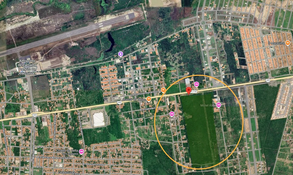 Localização Cidade Conviver Parnaíba