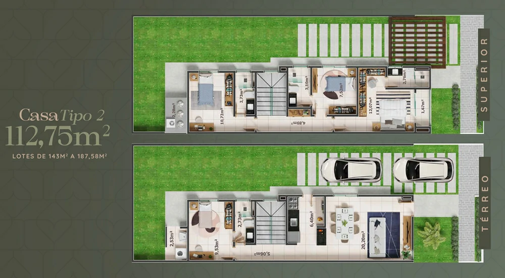 Planta Tarsila do Amaral 112 m²